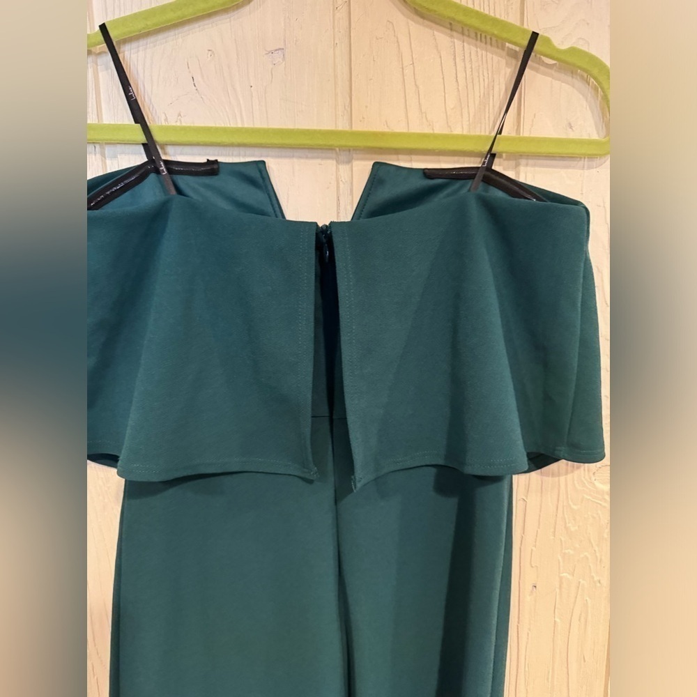 Lulu’s Power of Love Emerald Green Strapless Jumpsuit, Size M - Picture 3 of 10
